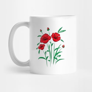 Poppies Mug